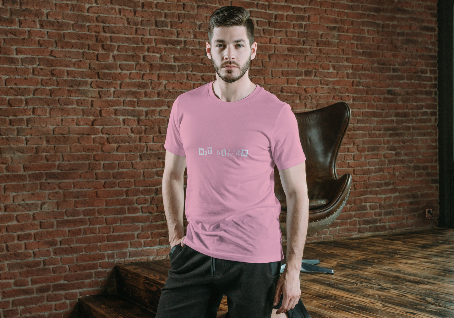 NOT HUMAN – Out of the Ordinary | Premium Cotton Unisex Stretch T-Shirt