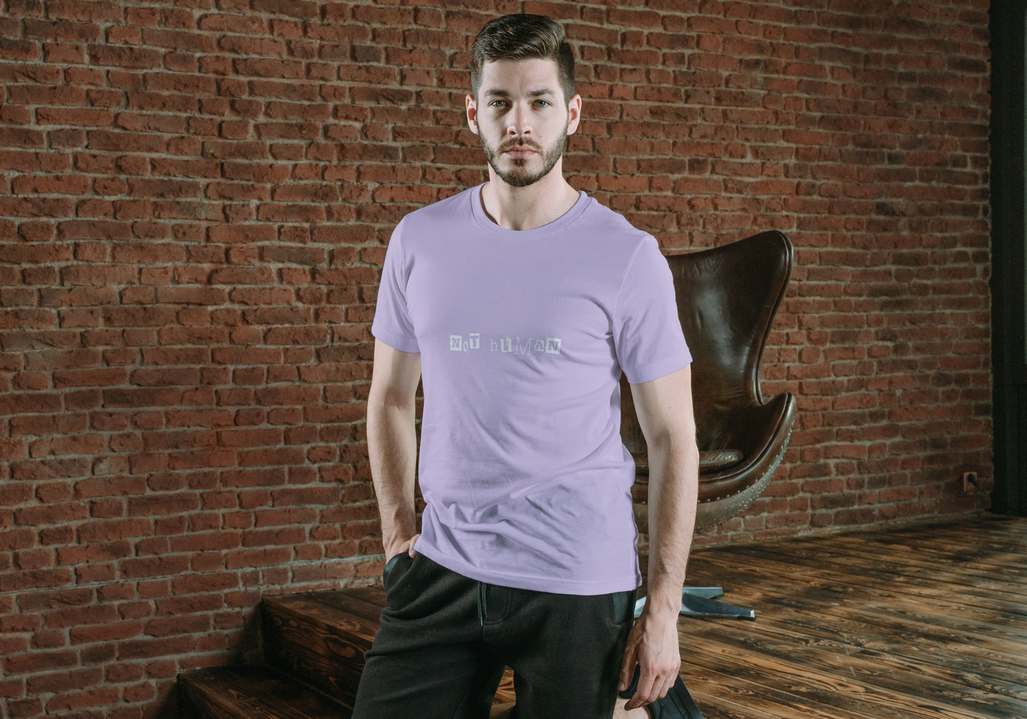 NOT HUMAN – Out of the Ordinary | Premium Cotton Unisex Stretch T-Shirt