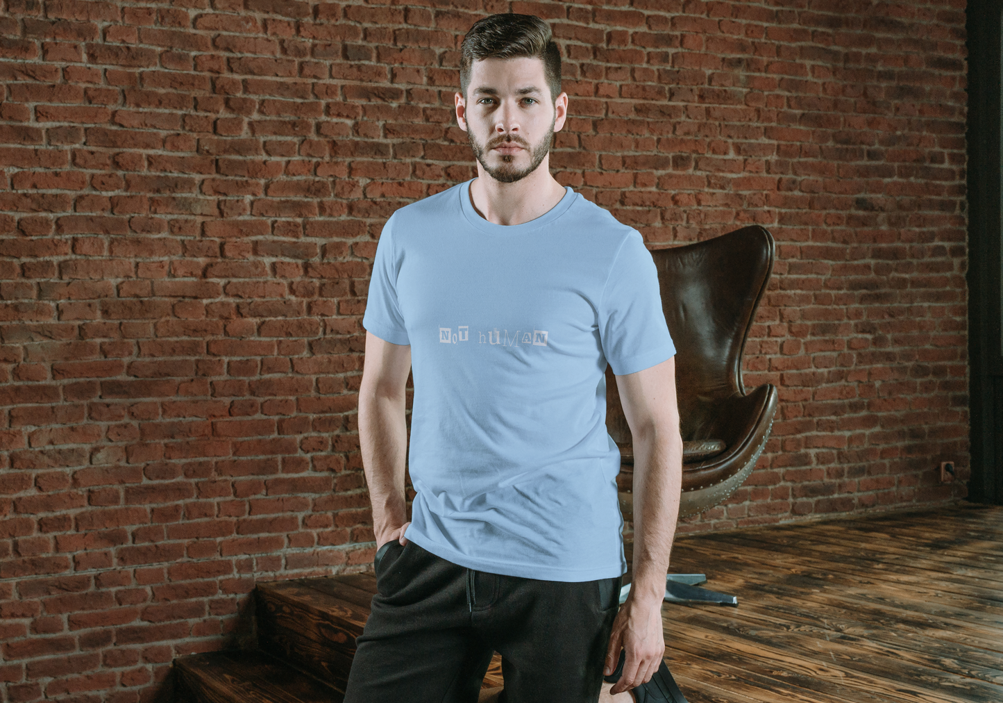 NOT HUMAN – Out of the Ordinary | Premium Cotton Unisex Stretch T-Shirt