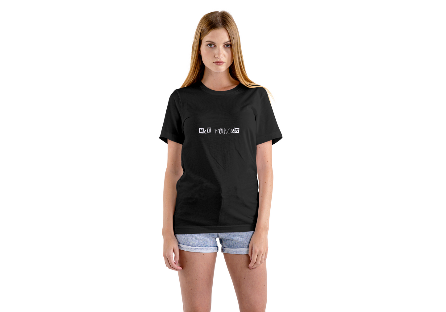 NOT HUMAN – Out of the Ordinary | Premium Cotton Unisex Stretch T-Shirt