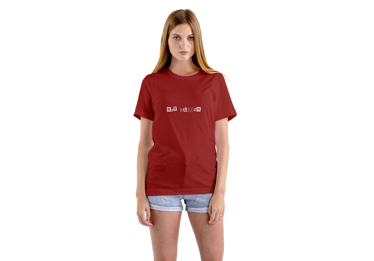 NOT HUMAN – Out of the Ordinary | Premium Cotton Unisex Stretch T-Shirt