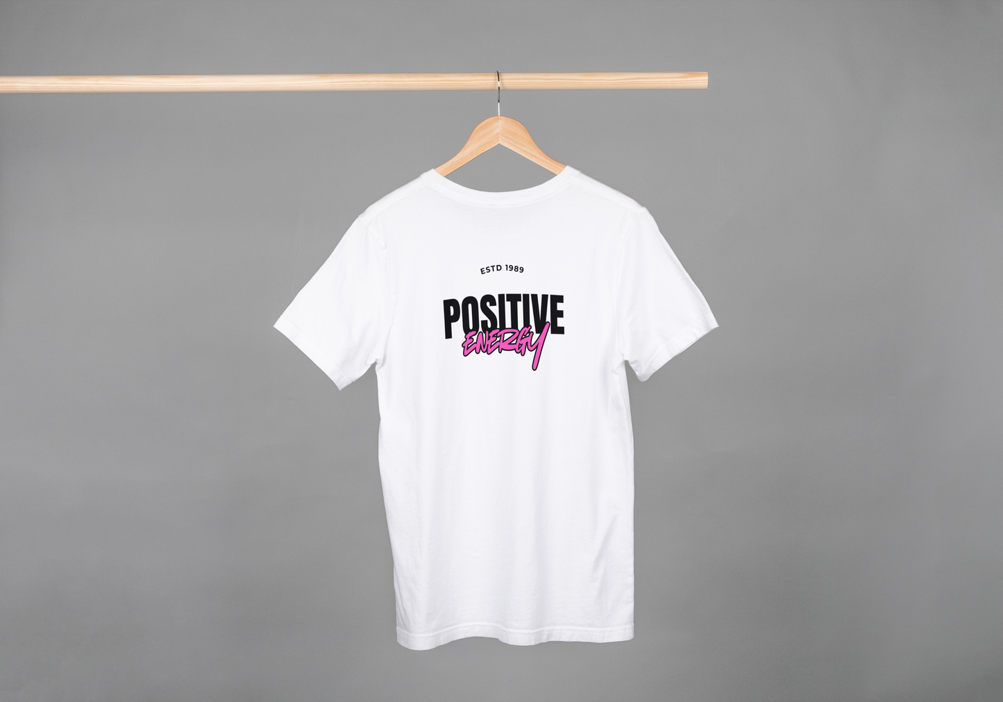 POSITIVE ENERGY – Feel It. Wear It. Share It | Premium Cotton Oversized T‑Shirt