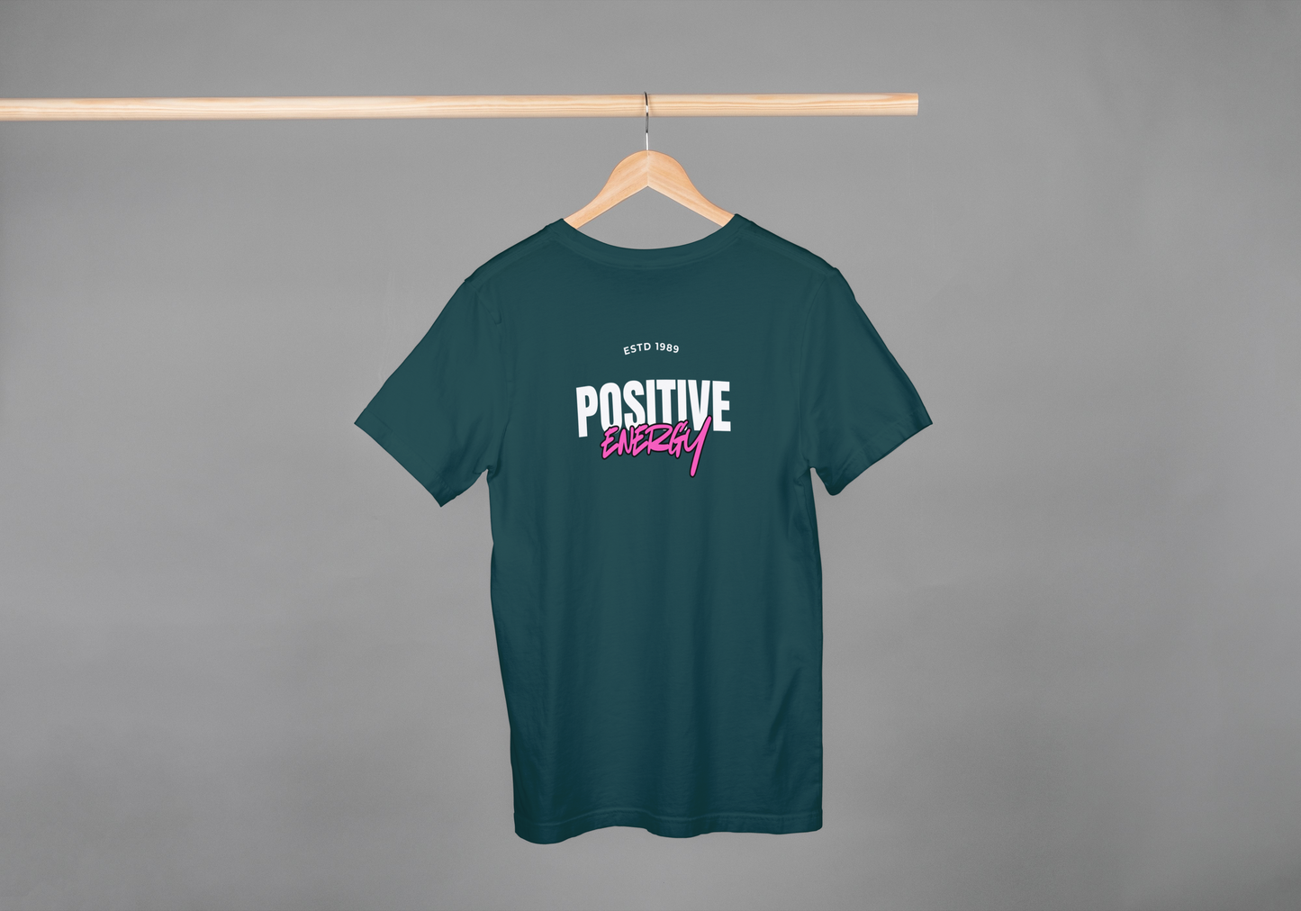 POSITIVE ENERGY – Feel It. Wear It. Share It | Premium Cotton Oversized T‑Shirt