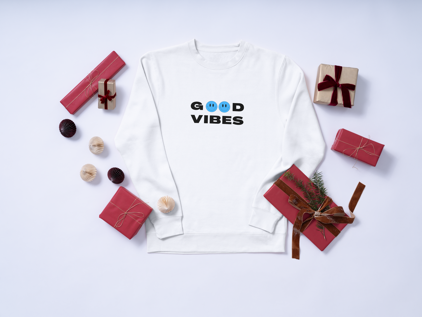 Good Vibes Only – Premium Unisex Crewneck Sweatshirt