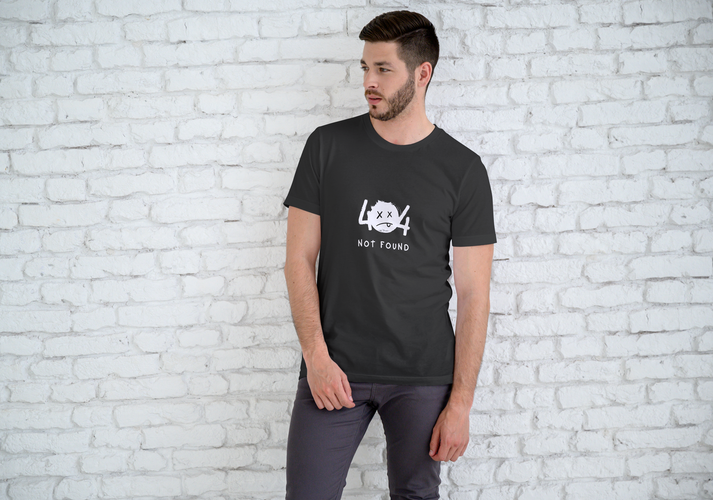 ERROR 404 Not Found – Glitch in Style | Unisex Standard Crew T-Shirt