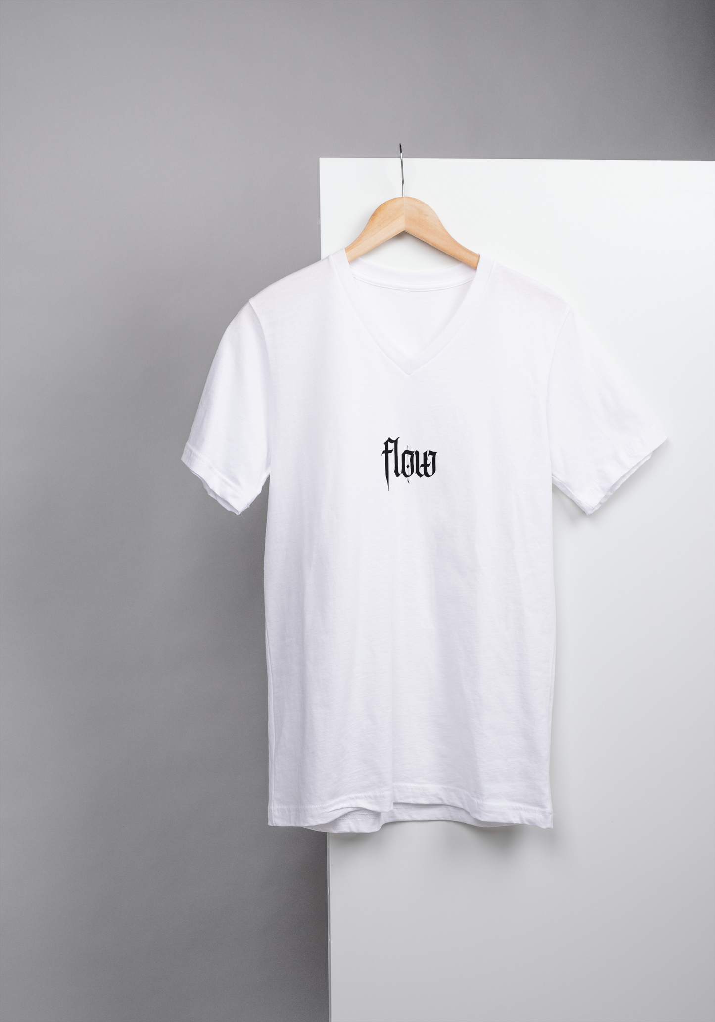 FLOW – Move Smooth, Live Free | Premium Cotton Unisex V Neck T-Shirt